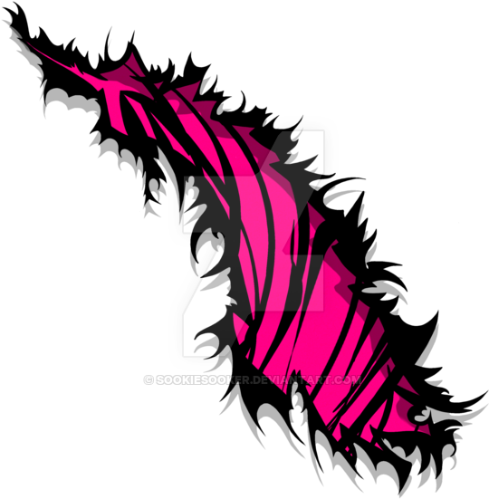 Tiger Stripe Pink Design Clipart (600x600), Png Download