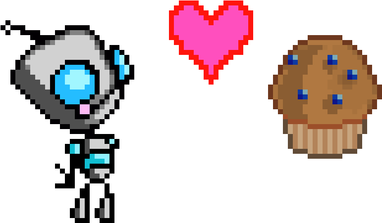 Gir <3 Muffin Clipart (860x500), Png Download