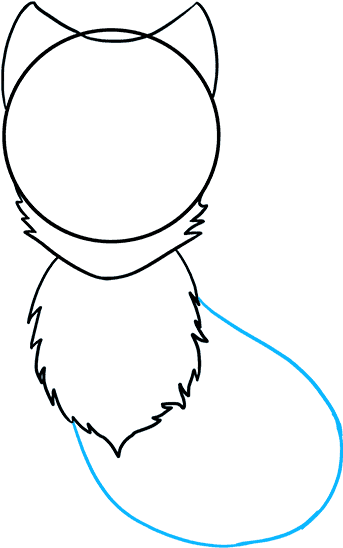 How To Draw Arctic Fox Clipart (680x678), Png Download