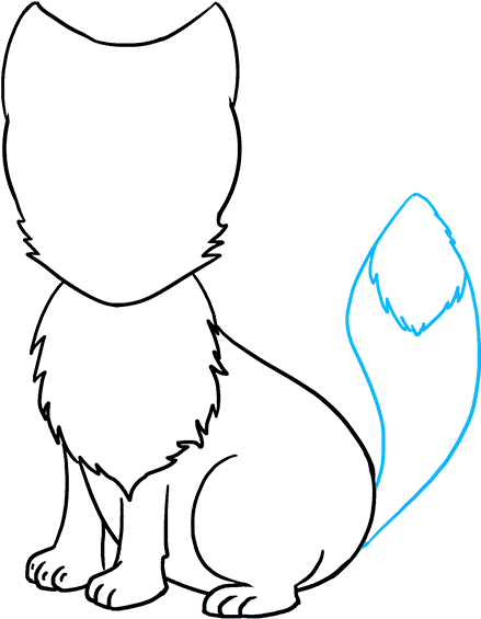 How To Draw Arctic Fox Clipart (680x678), Png Download