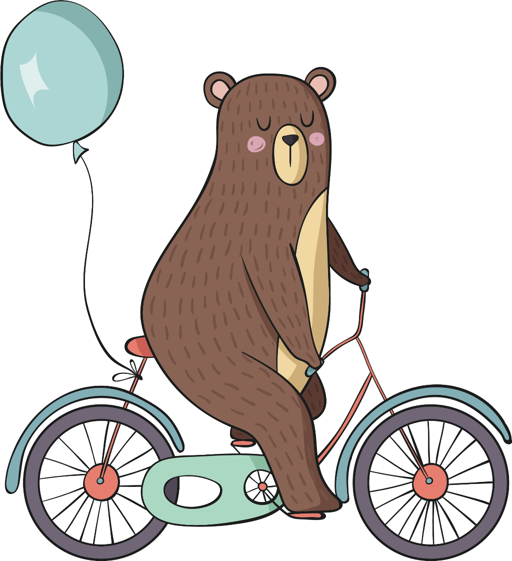 Bear Animal Bears Cute Ftestickers Clipart (1024x1121), Png Download