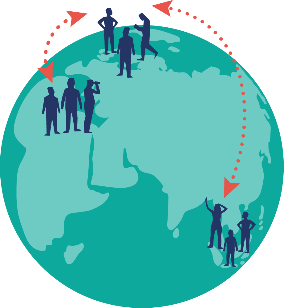 The Global Colab Clipart (922x1003), Png Download