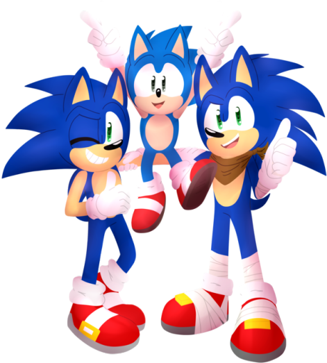 Happy 26th Birthday Sonic Clipart (500x652), Png Download