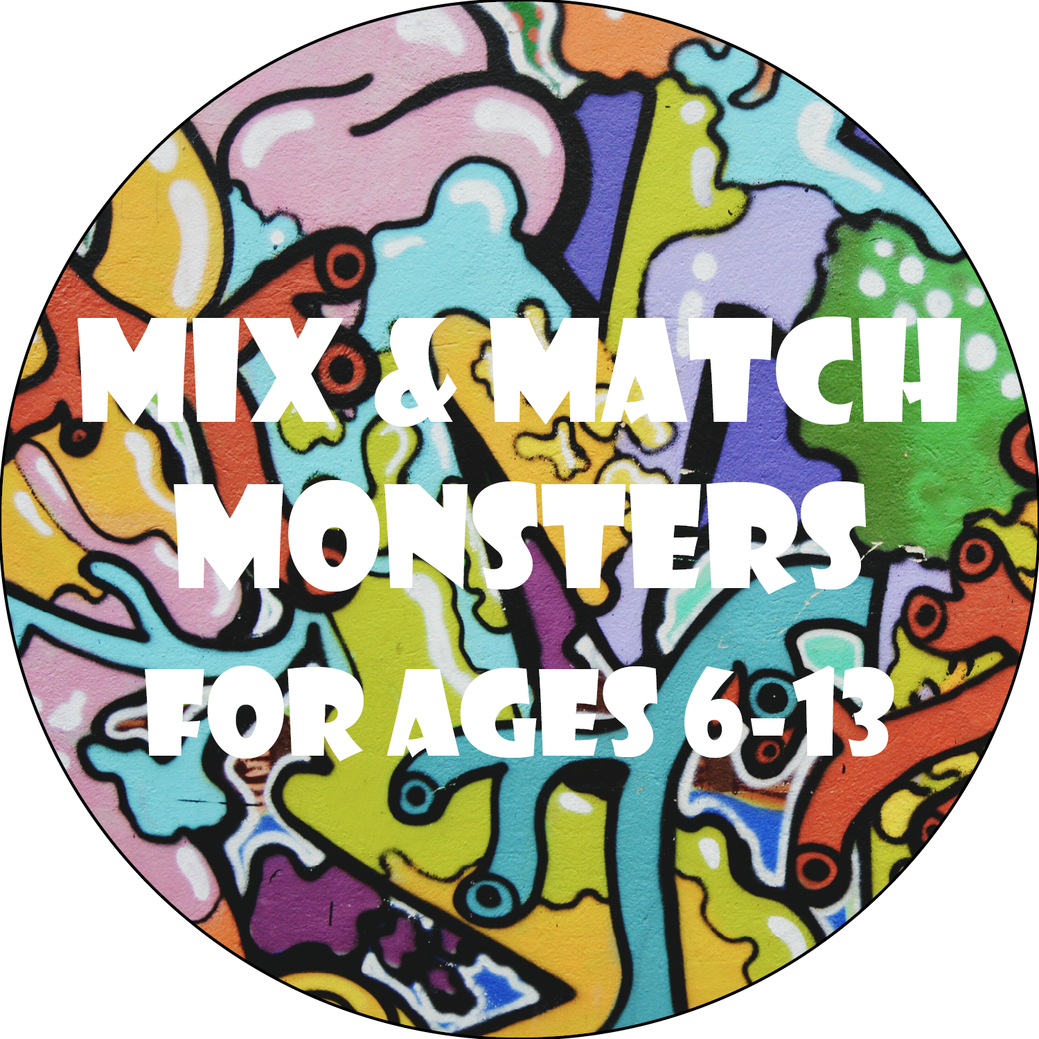 Week 6 Mix & Match Monsters For Ages 6-13 Clipart (1500x1500), Png Download