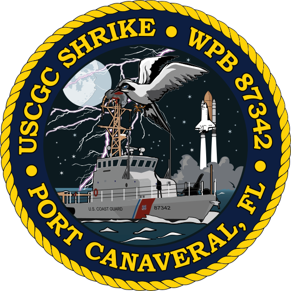 Uscgc Shrike Crest Clipart (600x600), Png Download