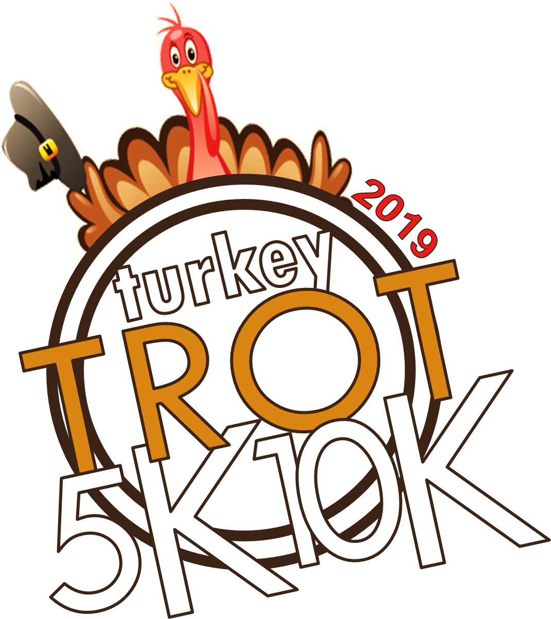 10th Annual Turkey Trot 5k & 10k Clipart (1193x1417), Png Download