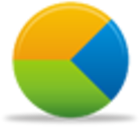 Chart Pie 1 Free Images At Clker Com Vector Clip Art - Png Download (600x600), Png Download