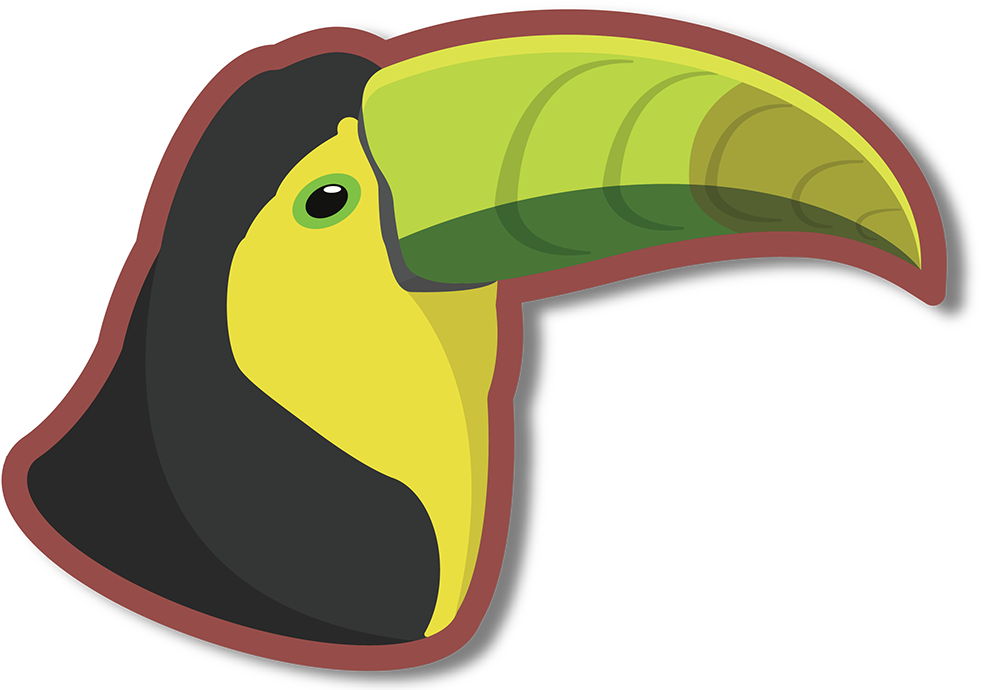 Toucan With Sheet Clipart (1200x700), Png Download