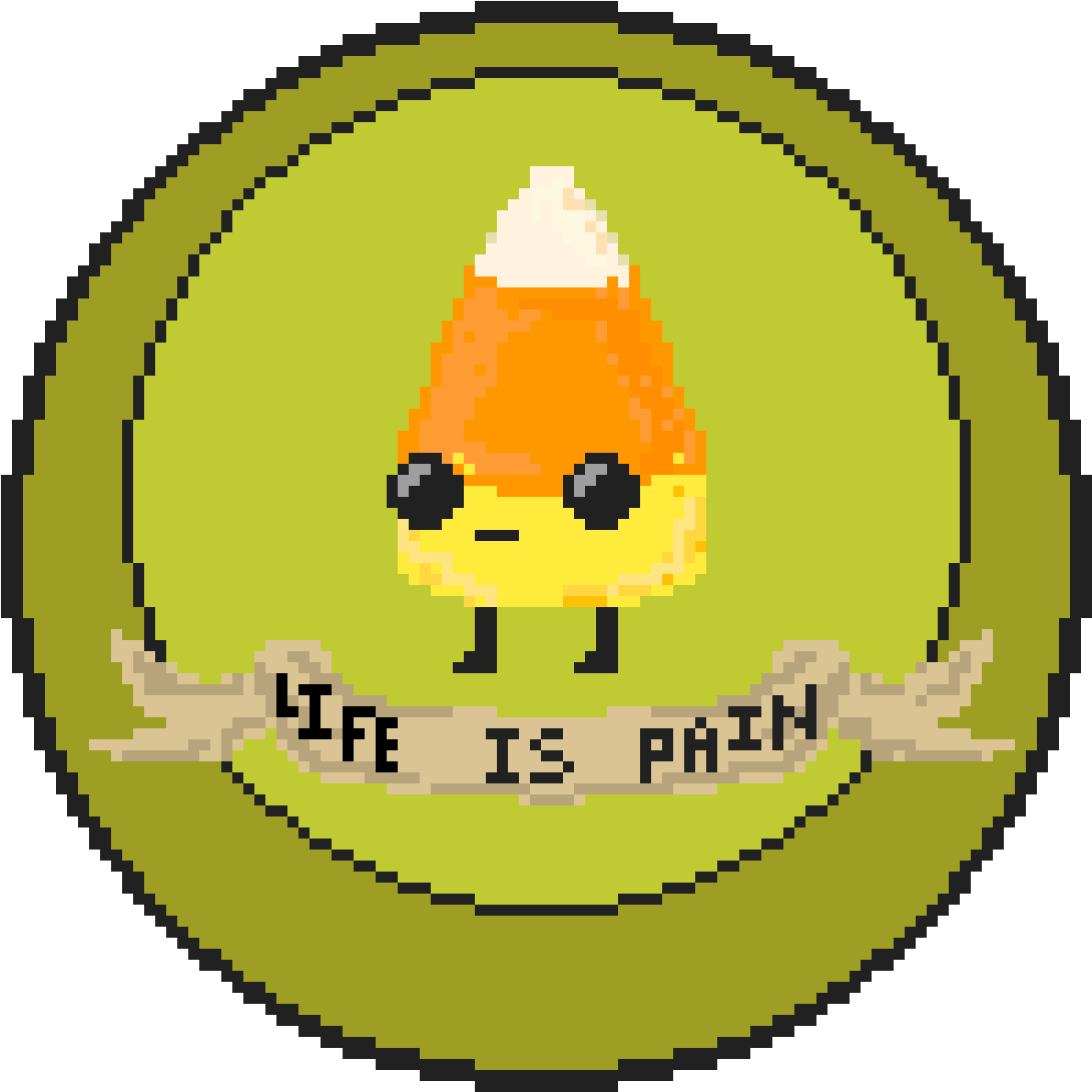 Life Is Pain Clipart (1200x1200), Png Download
