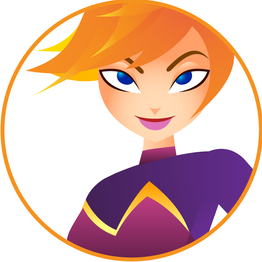 Apricity Girl Headshot Round Clipart (900x900), Png Download