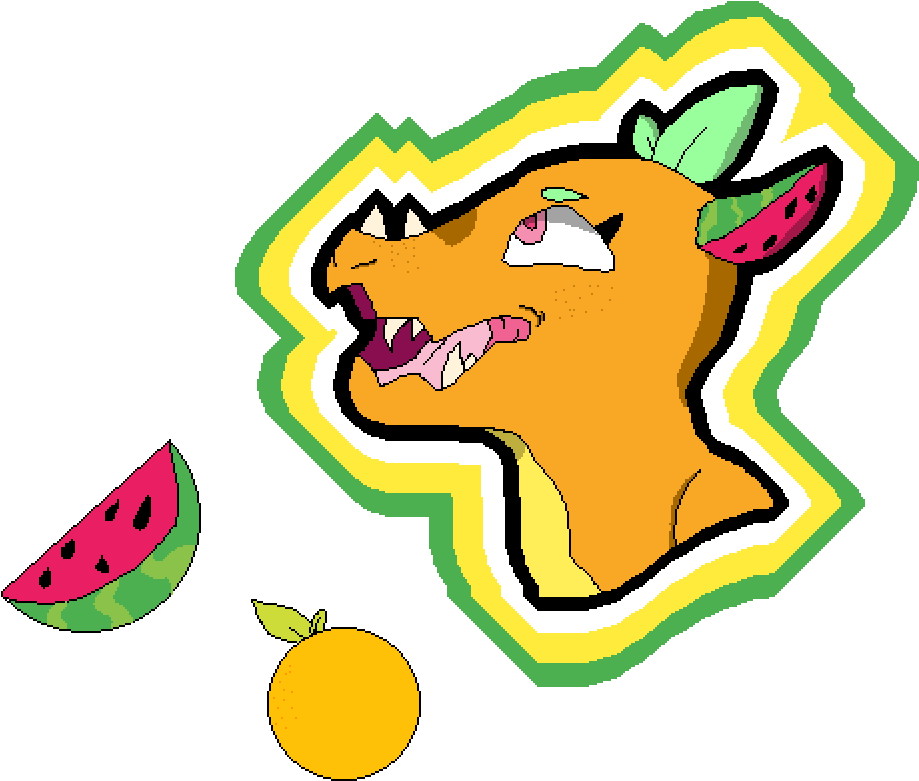 Fruit Boi Headshot Clipart (1000x1000), Png Download