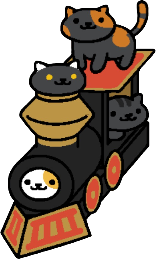 Cardboard Choo-choo With Sunny, Socks, Bandit And Willie Clipart (764x968), Png Download