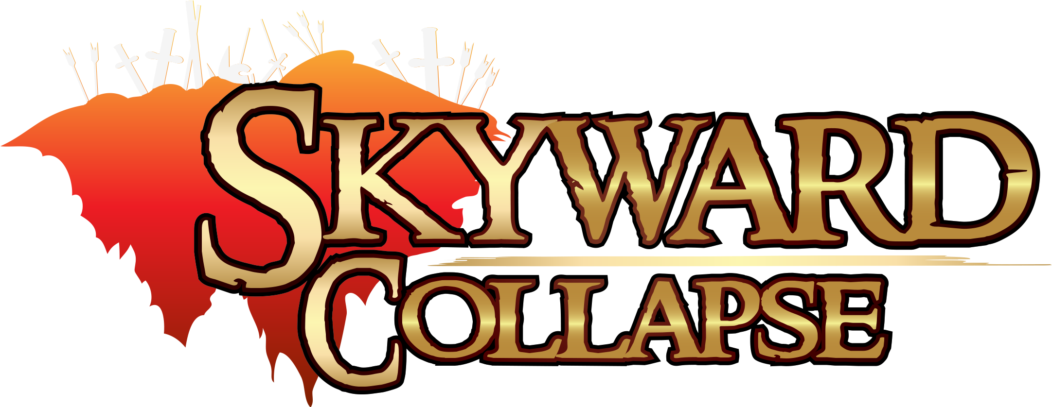 Skyward Collapse Clipart (2170x838), Png Download