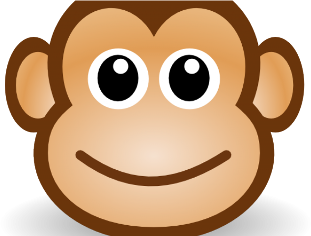 Mask Clipart Happy - Cara De Mono Animado - Png Download (640x480), Png Download