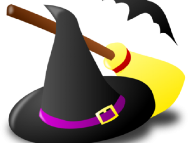 Halloween Gorro De Bruja Clipart (640x480), Png Download