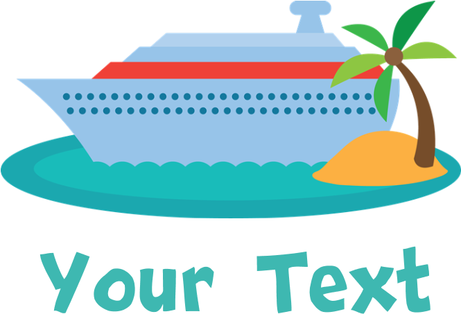 Personalized Cruise Ship Teddy Bear - Personalized Cruise Ship Picture Ornament Clipart (700x700), Png Download