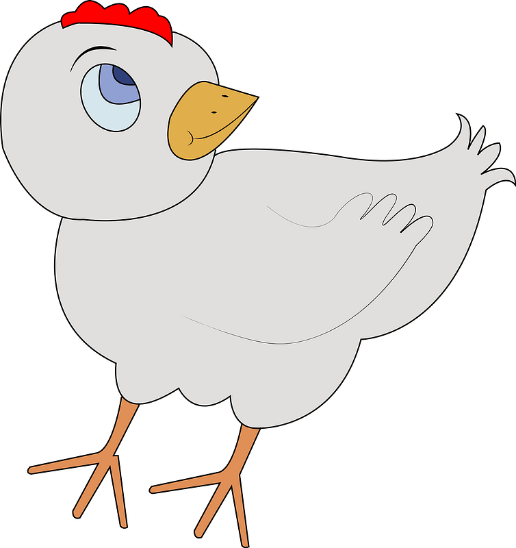 Chicken 001 Figure Color Svg Clip Arts 564 X 598 Px - Png Download (564x598), Png Download