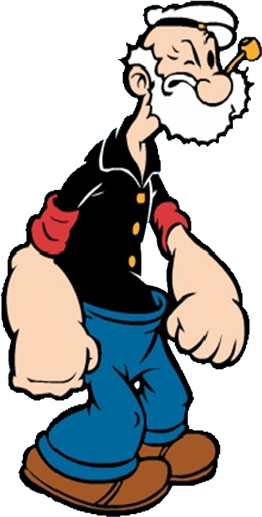 Sailor Clipart Popeye - Poopdeck Pappy - Png Download (425x793), Png Download