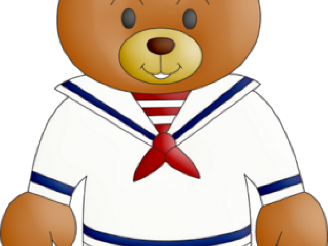 Sailor Clipart Teddy Bear - Sailor Teddy Bear Clipart - Png Download (640x480), Png Download