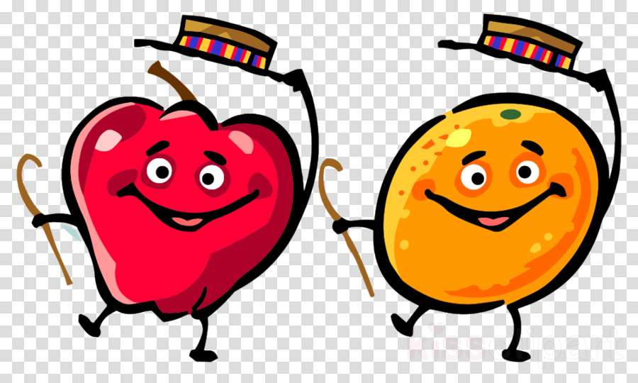 Dancing Fruit Transparent Clipart Dance Clip Art - Love Fruit Cartoon