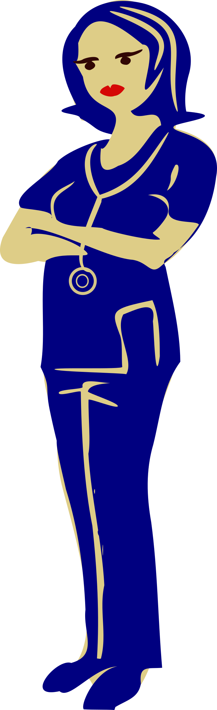 Big Image - Cliparts On Nurse - Png Download (734x2400), Png Download