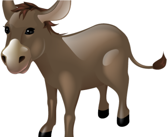 Graphic Transparent Download Free On Dumielauxepices - Donkey Clipart Transparent Background - Png Download (640x480), Png Download