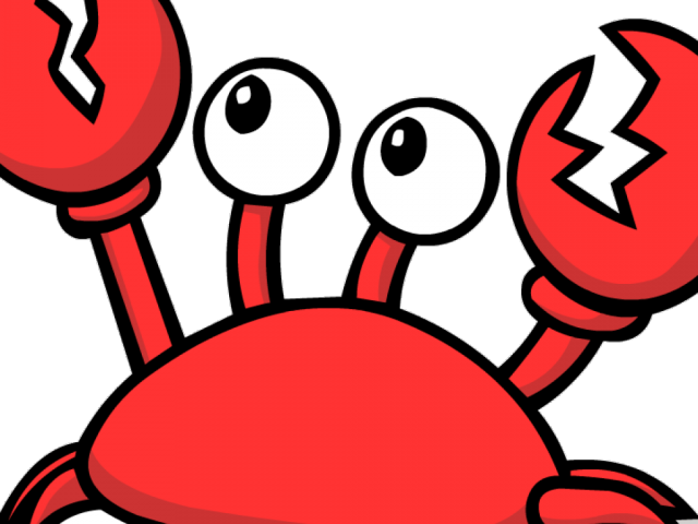 Crab Clipart Birthday - Transparent Background Crab Clipart - Png Download (640x480), Png Download