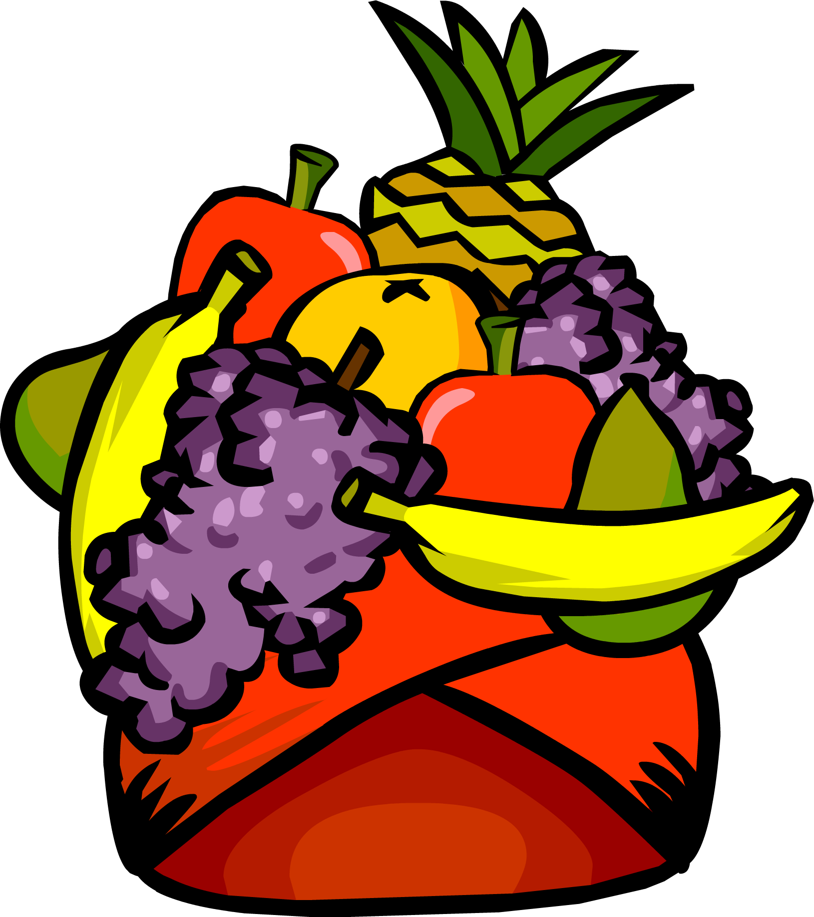 Fruit - Club Penguin Clipart (1630x1838), Png Download