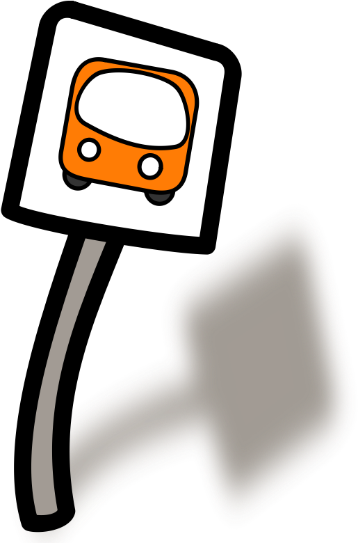 Funny Bus Stop - Bus Stop Clipart - Png Download (600x907), Png Download