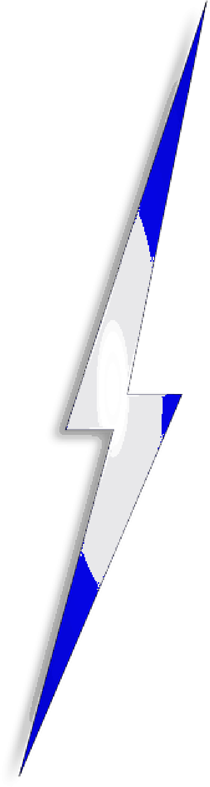 Rayo De Color Azul Clipart (800x1600), Png Download