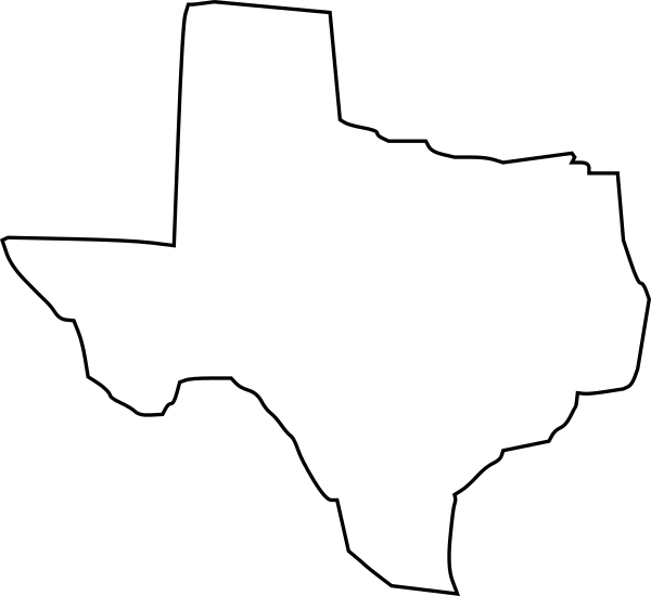 Texas Clipart (600x550), Png Download