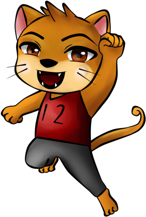 Cougar Cartoon - Cartoon Cougar Clipart (872x916), Png Download