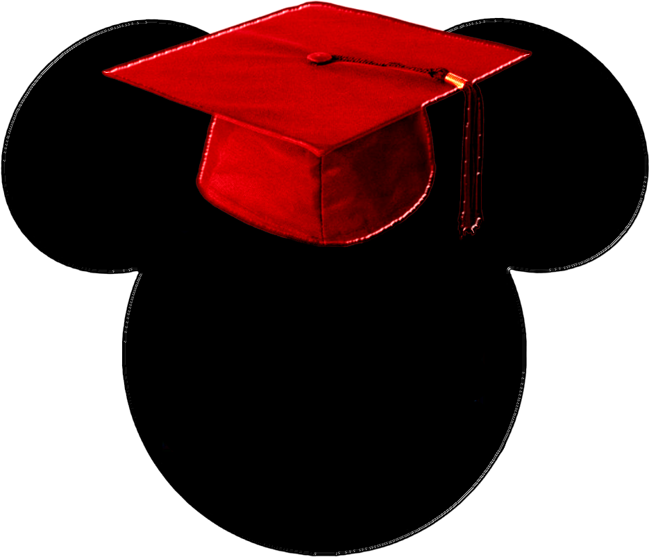 Pancake Clip Art Graduation Cap Clipart - Mickey Y Minnie Con Birretes - Png Download (952x917), Png Download