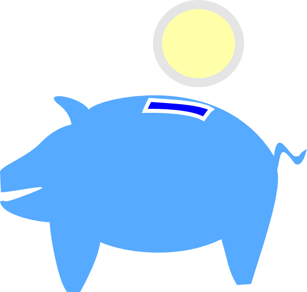 Piggy Bank Svg Clip Arts 600 X 572 Px - Png Download (600x572), Png Download