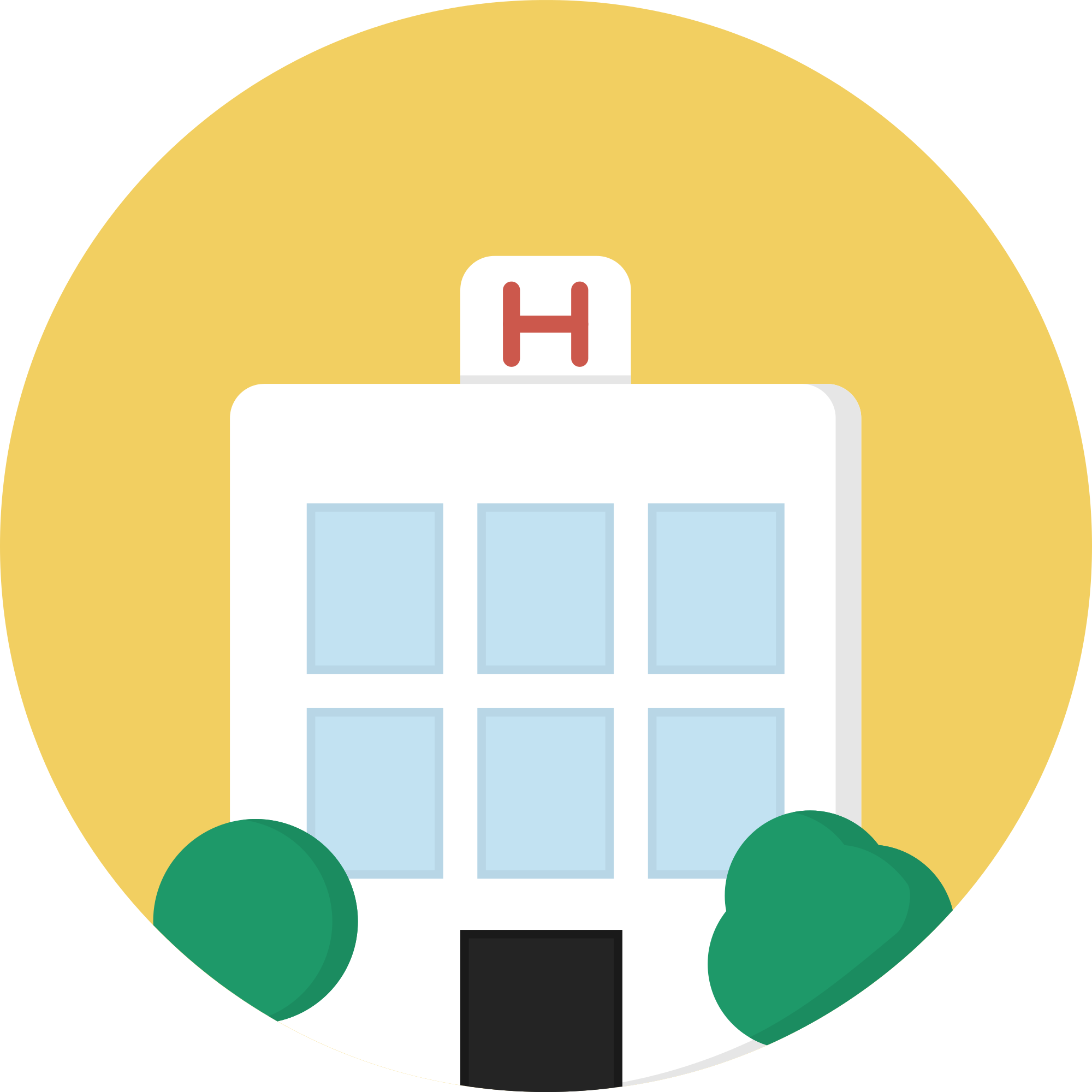 Open - Hospital Svg Clipart (2000x2000), Png Download