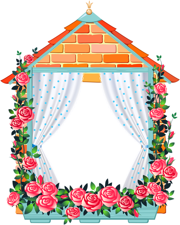 Фотки Frame Clipart, Window Clipart, Baby Clip Art, - กรอบ รูป ดอกไม้ สวยงาม Png Transparent Png (645x800), Png Download