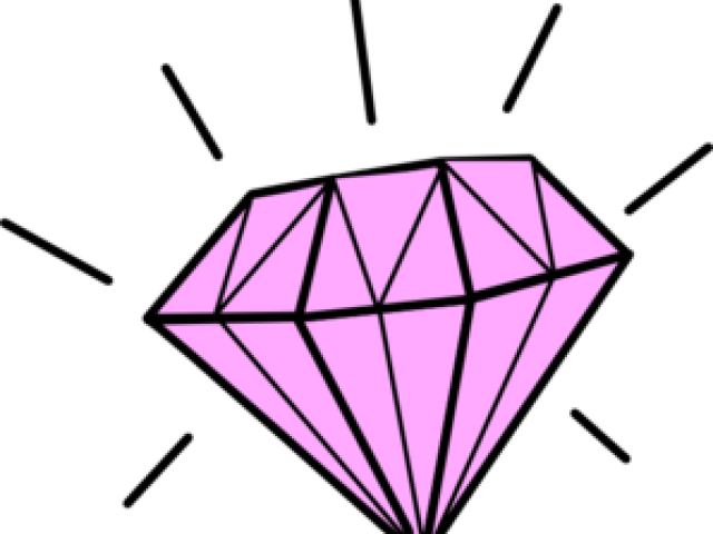 Diamonds Clipart Clip Art - Pink Diamond 5'x7'area Rug - Png Download (640x480), Png Download