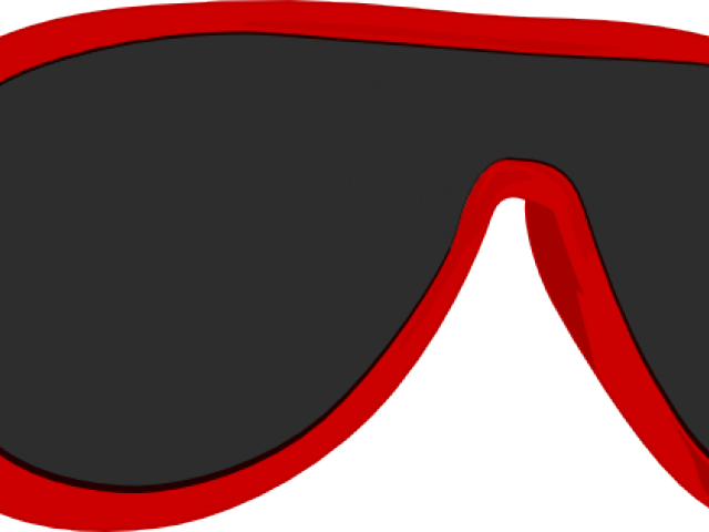 Goggles Clipart Red Glass - Png Download (640x480), Png Download
