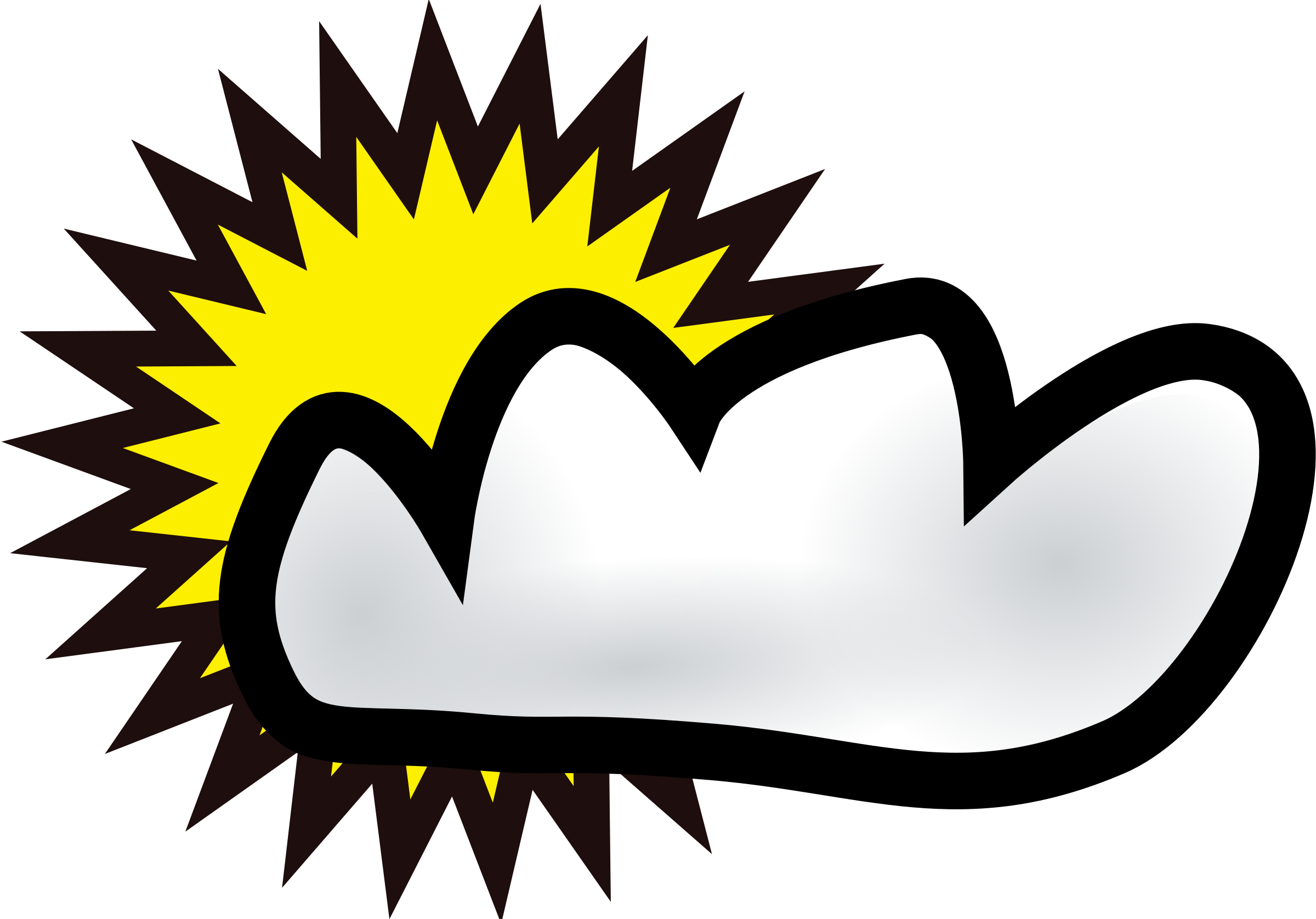 Codes For Insertion - Sunny And Cloudy Clipart (800x559), Png Download