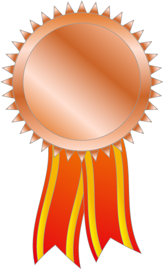 Bronze Medal - Gold Medal Vector Png Clipart (640x640), Png Download