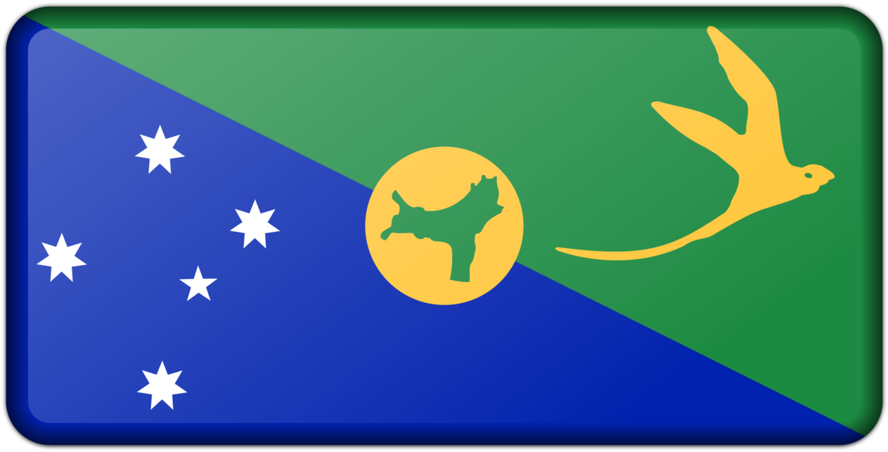 Flag Of Christmas Island Christmas Island Airport National - Merry Christmas Island Flag Clipart (1496x750), Png Download