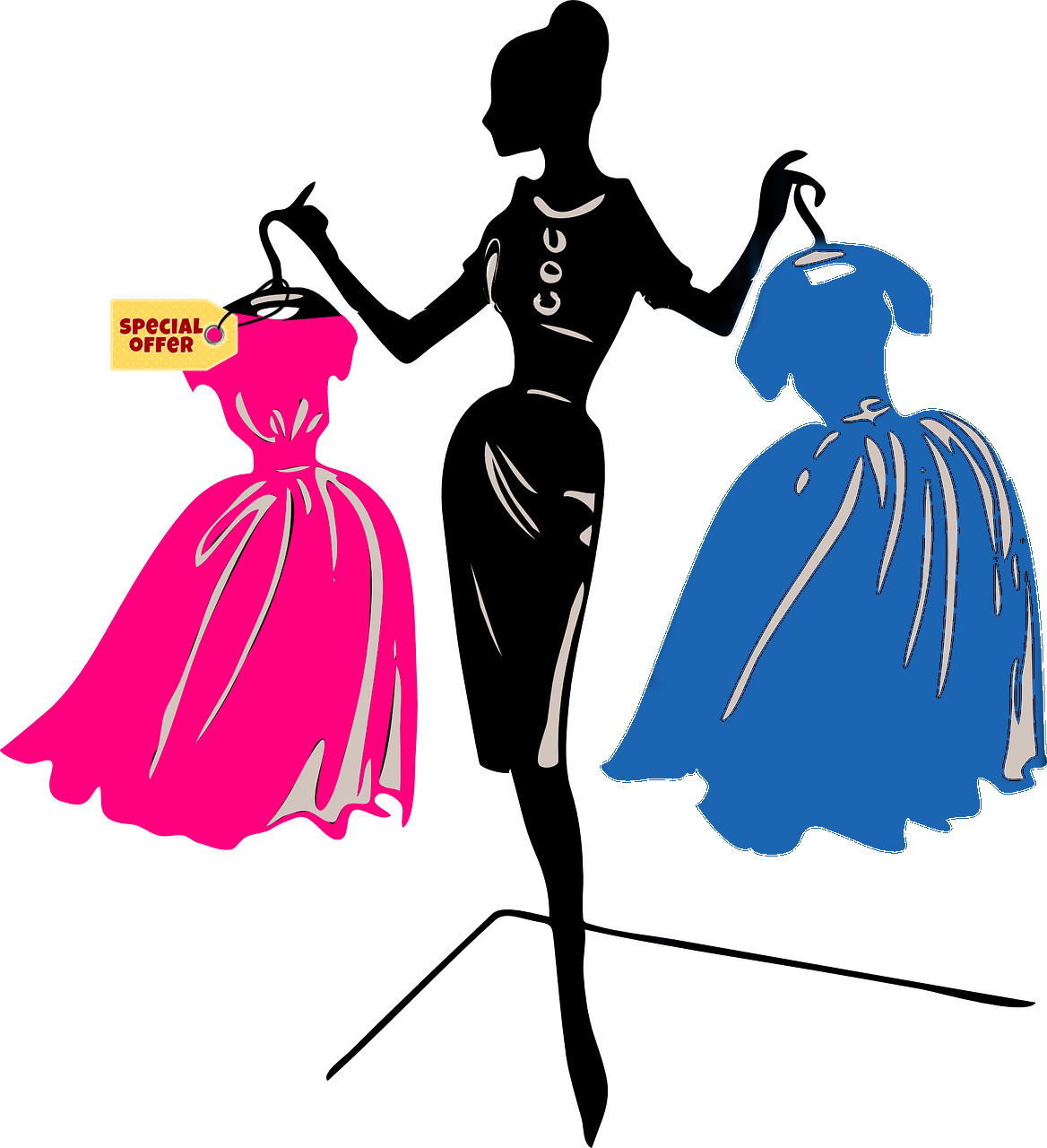 Market Clipart Wise Consumer - Clip Art Fashion Parade - Png Download (1168x1280), Png Download