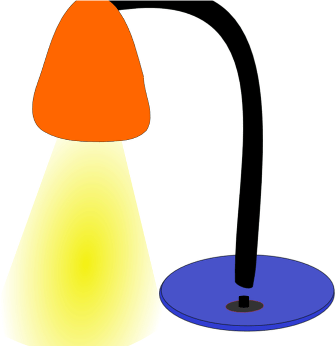 Desktop Lamp Clip Art At Clkercom Vector Clip Art - Png Download (680x680), Png Download