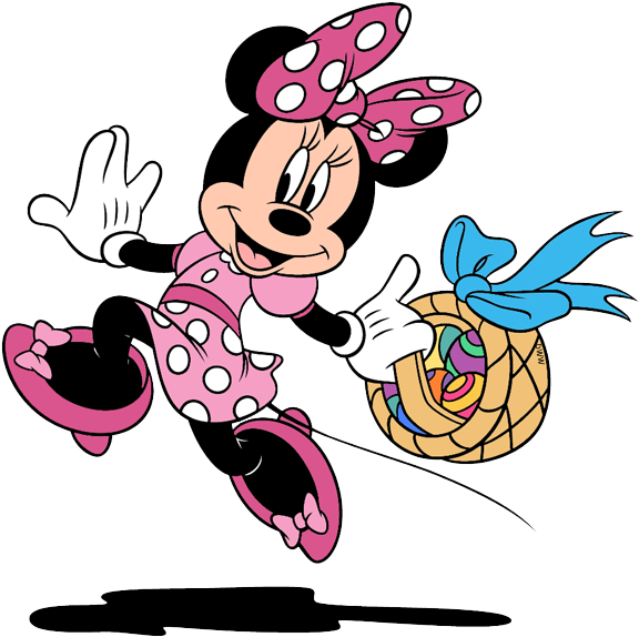 Easter Clip Art - Minnie Easter - Png Download (600x589), Png Download