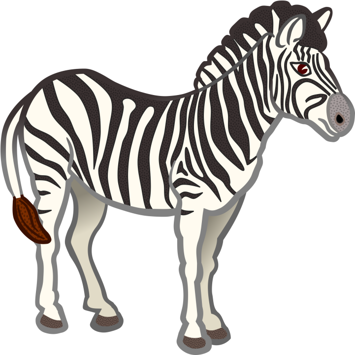 Zebra Png Clip Art Transparent Png (768x768), Png Download