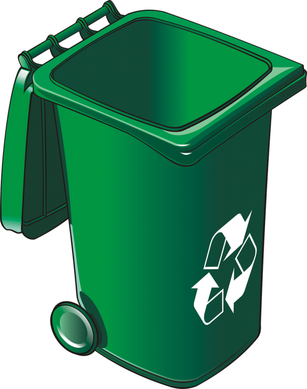 Trash Clipart Factory Waste - Poubelle Recyclable - Png Download (568x720), Png Download