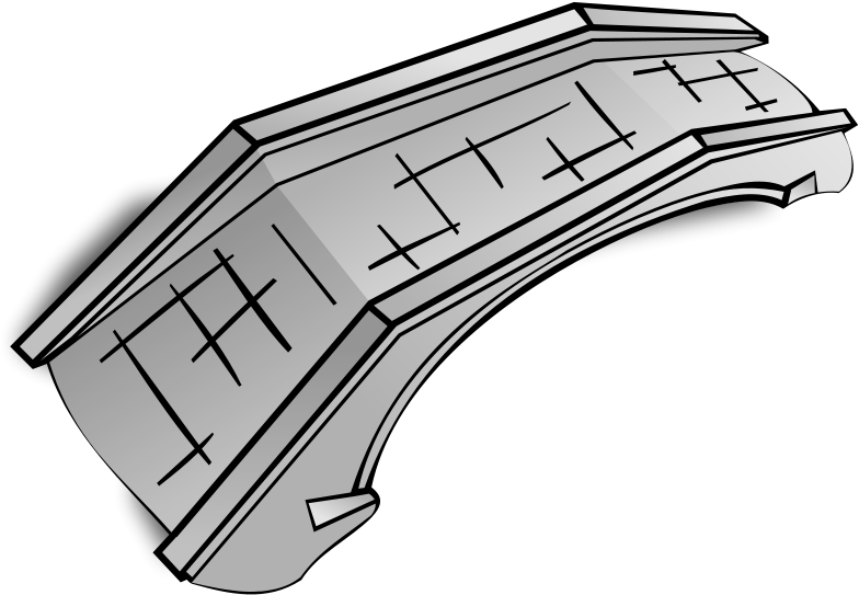Free Rpg Map Symbols - Bridge On A Map Clipart (800x800), Png Download