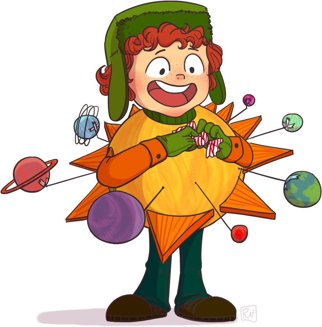 Clilstore Unit The Planets Of Solar System - Dibujo Kyle Broflovski Clipart (1280x1280), Png Download