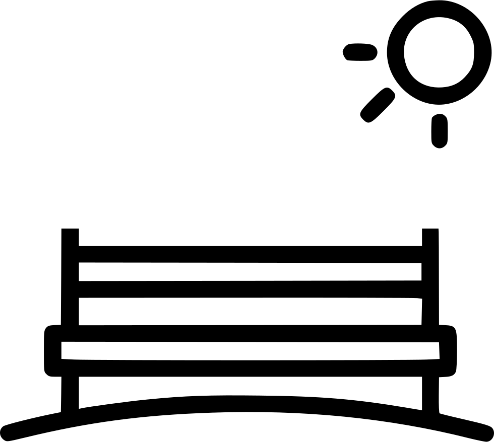 Bench Beach Sun Svg Png Icon Free - Icon Clipart (980x878), Png Download