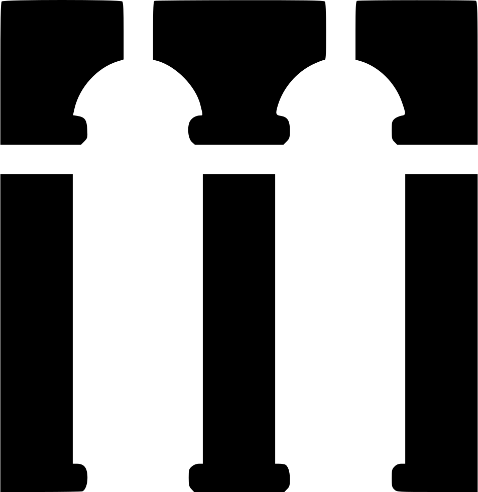Bridge Png Icon Free - Bridge Column Clipart Transparent Png (952x980), Png Download